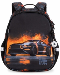 Школьный рюкзак Sunny Happy SH1-14 с гоночным автомобилем