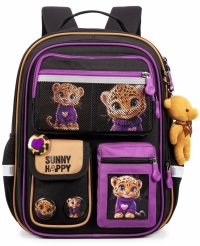 Шкільний рюкзак Sunny Happy SH2-352 з леопардом