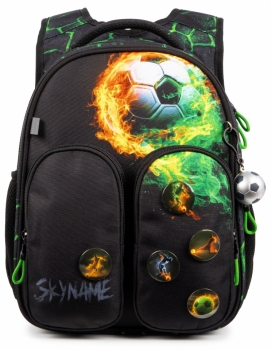 Шкільний рюкзак з футбольним м'ячем Winner / SkyName R9-7