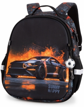 Школьный рюкзак Sunny Happy SH1-14 с гоночным автомобилем