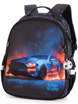 Школьный рюкзак Sunny Happy SH1-15 со спортивным автомобилем