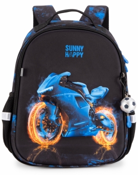 Школьный рюкзак Sunny Happy SH1-19 с мотоциклом