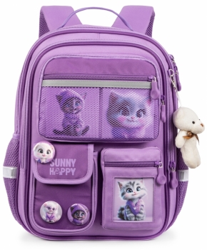 Школьный рюкзак Sunny Happy SH2-355 с котиком